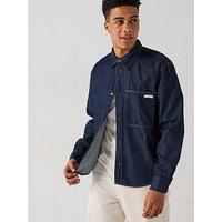 Calvin Klein Jeans Regular Denim Shirt - Dark Blue