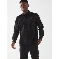 Calvin Klein Jeans Woven Logo Overshirt - Black