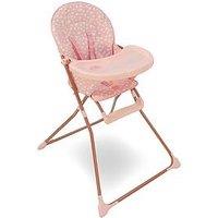 My Babiie Compact Highchair - Rose Blush