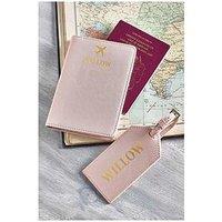 Love Abode Personalised Plane Passport & Luggage Holder