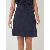 Crew Clothing Analee Denim Skirt - Navy