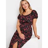 M&Co Mini Rose Print Gypsy Dress - Black