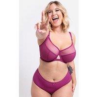 Curvy Kate Victory Non-Padded Underwired 4-Part Cup Balcony Bra - Orchid