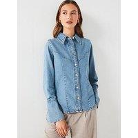 Mango Western Denim Shirt