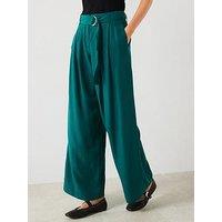 Mango Belted Trouser Co Ord - Green