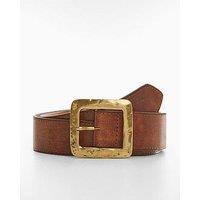 Mango Brown Buckle Belt