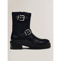 Radley Heath Street Buckle Biker Boot - Black