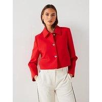 Mango Tailored Collared Jacket