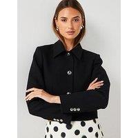 Mango Tailored Collared Jacket