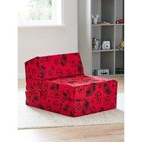 Kaikoo Kids Single Fold Out Chair Bed- Football Goal