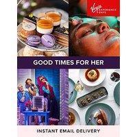 Virgin Experience Days Digital Voucher Good Times For Her Collection - Over 150 Experiences To Choose From