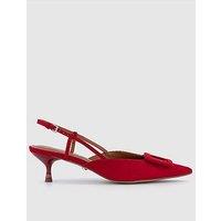 Office Masquerade Sling Back Courts - Red