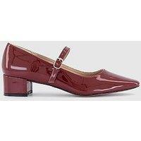 Office Mia Single Strap Mary Jane Shoes - Red
