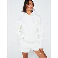 Gym King Womens 365 Relaxed Fit Hoodie - Cream
