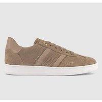 Office Stripe Retro Athleisure Trainer - Sand