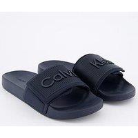 Calvin Klein Adjustable Pool Slide - Navy