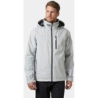 Helly Hansen Mens Crew Hooded Midlayer Jacket 2 - Grey Fog
