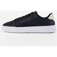 Tommy Hilfiger Leather Court Shoes - Navy