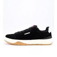 Tommy Jeans Suede Skater Sneakers - Black
