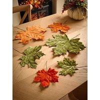 Heaven Sends Green/Brown Autumnal Leaves Decorations