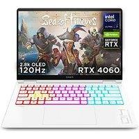 Hp Omen Transcend 14-Fb0012Na Gaming Laptop - 14In 2.8K Oled, Geforce Rtx 4060, Intel Core Ultra 7, 16Gb Ram, 1Tb Ssd - White