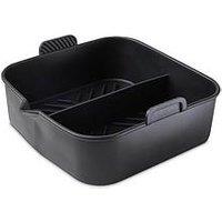 Tower Square Solid Air Fryer Tray With Divider