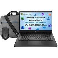 Hp Laptop 14S-Dq0011Na With Hp 150 Mouse & Prelude 15.6 Bag - 14In Full Hd - Intel Pentium - 4Gb Ram - 128Gb Ssd - Black