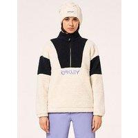 Oakley Women'S Tnp Ember Half Zip Rc Fleece - White