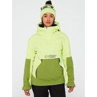 Oakley Women'S Tnp Tbt Insulated Ski Anorak - Green