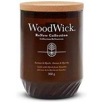 Woodwick Renew Incense & Myrrh Large Candle
