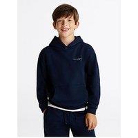 Tommy Hilfiger Kids Mini Corp Logo Hoodie - Navy