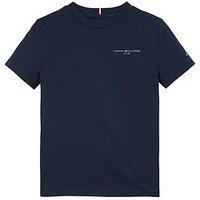 Tommy Hilfiger Kids Mini Corp Logo Short Sleeve T-Shirt - Navy