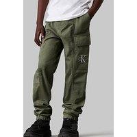 Calvin Klein Jeans Boys Essential Woven Cargo Pants - Khaki
