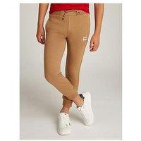 Tommy Hilfiger Boys Monotype 1985 Label Sweatpants - Dark Beige