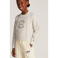 Tommy Hilfiger Girls New York Sweater - Ivory
