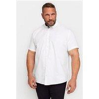 Badrhino Br White Ss Poplin Shirt
