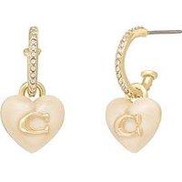 Coach Heart Logo Huggies - Blush/Gold