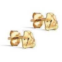 Enamel Copenhagen Rio Studs, 18Ct Yellow Gold Plated 925 Sterling Silver