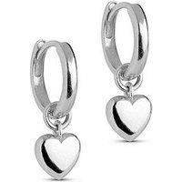 Enamel Copenhagen Amore Hoops, 925 Sterling Silver
