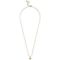 Enamel Copenhagen Amore Necklace, 18Ct Yellow Gold Plated 925 Sterling Silver