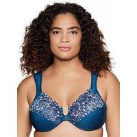 Glamorise Wonderwire Lace Front Close Bra