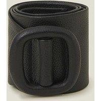 Accessorize Leather Square Wide Waist