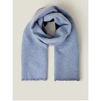 Accessorize Blue Double Faced Plain Scarf