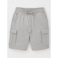 V By Very Boys Cargo Sweat Shorts - Grey