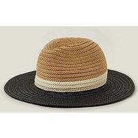 Accessorize Monochrome Brim Fedora Hat