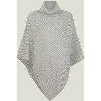 Accessorize Polo Rib Poncho