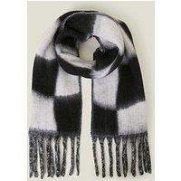 Accessorize Checkerboard Mono Scarf