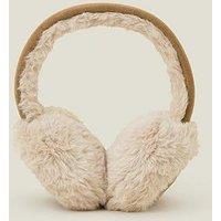 Accessorize Faux Fur Suedette Earmuffs - Black