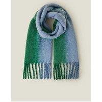 Accessorize Blue Green Super Fluffy Scarf