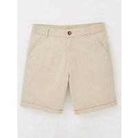 V By Very Boys Chino Shorts - Stone